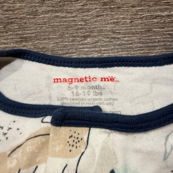 Magnetic Me 6-9 Months Months Footie Pajamas - Picture 2 of 3